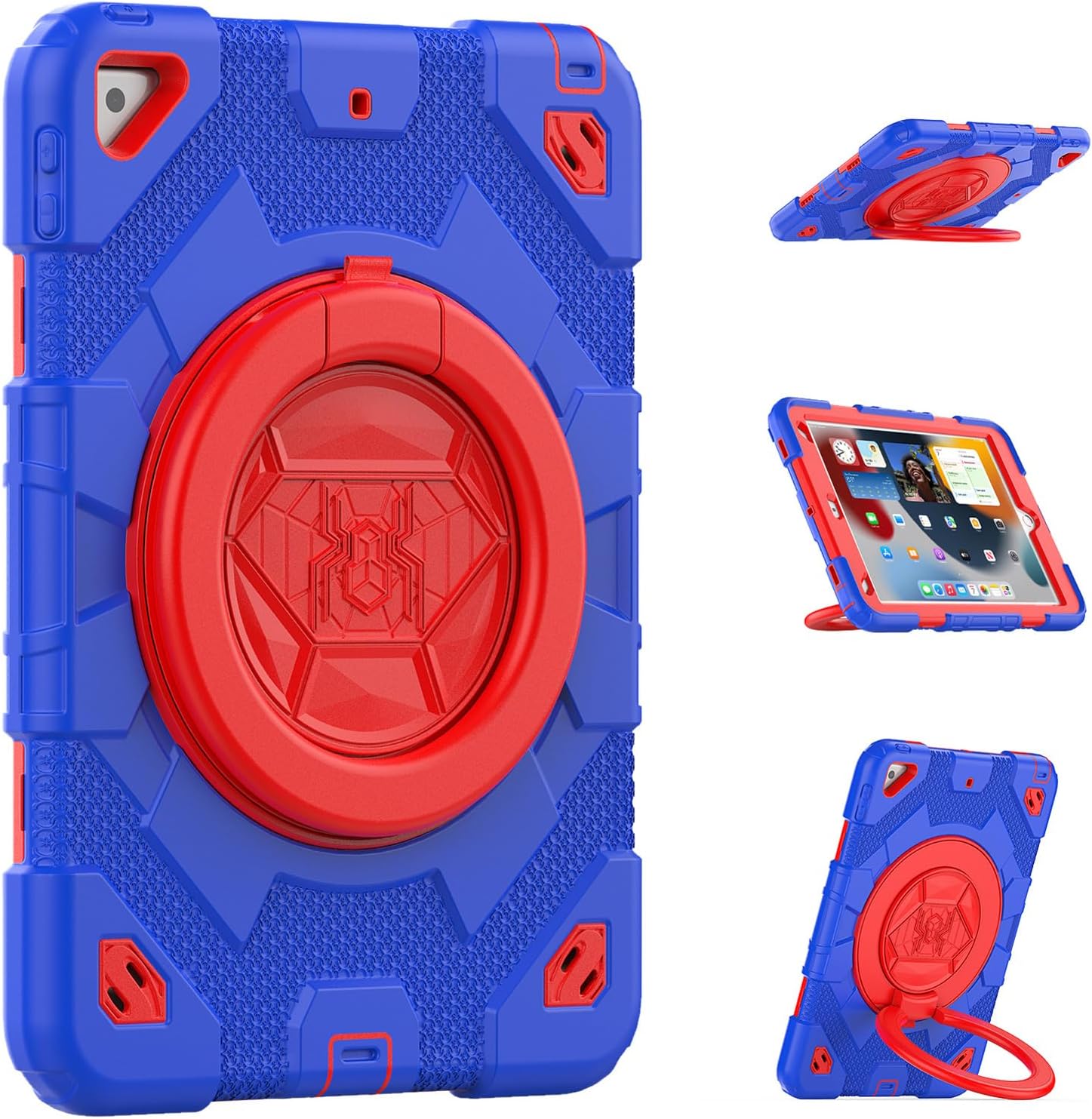 Étui robuste pour enfants Defender Ring avec sangle pour iPad 7/8/9 (7e/8e/9e génération) 10,2 Étui robuste pour enfants Defender Ring avec sangle pour iPad 7/8/9 (7e/8e/9e génération) 10,2